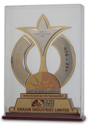 Uttar Pradesh Ratan <br>For achieving 'Outstanding Sales' in Uttar Pradesh (2006 - 07)